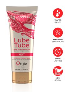Orgie Lube Tube Hot – 150ml