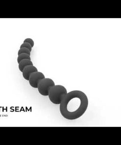 S&M Black Silicone Anal Beads
