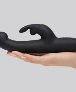 Happy Rabbit Slimline G-Spot USB Rechargeable Rabbit Vibrator Black