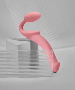 Strap On Me – Silicone Bendable Strap-On – S – Pastel Pink