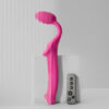 Strap On Me – Vibrating Bendable Strap-On – M – Fuchsia