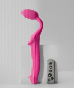 Strap On Me – Vibrating Bendable Strap-On – M – Fuchsia