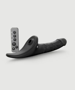 Strap On Me – Multi Orgasm Realistic Dildo – M – Black Tr