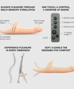 Strap On Me – Multi Orgasm Realistic Dildo – M – Vanilla Tr
