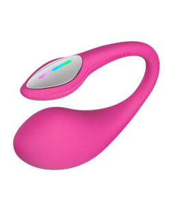 Lovense Lush 4 pink app-controlled G-spot vibrating egg – front view