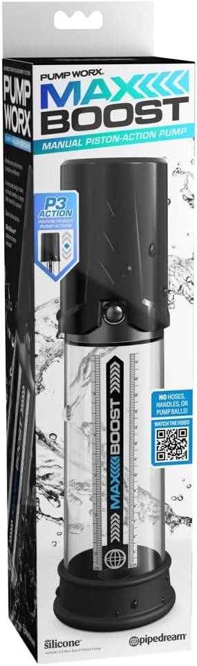 Pipedream – Pump Worx – Max Boost – Black