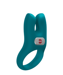 Fun Factory – Nos – Vibrating Cock Ring – Bottle Green – Rechargeable Battery