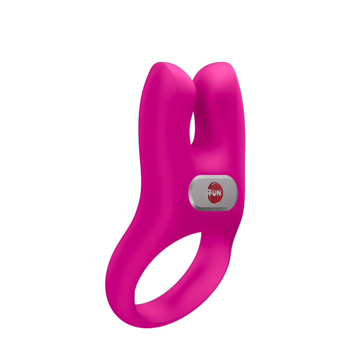 Fun Factory – Nos – Vibrating Cock Ring – Magenta – Rechargeable Battery