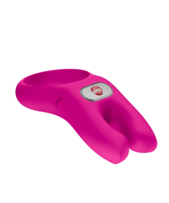 Fun Factory – Nos – Vibrating Cock Ring – Magenta – Rechargeable Battery