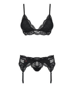 Obsessive - 810-SEG-1 3 pcs set L/XL - Black