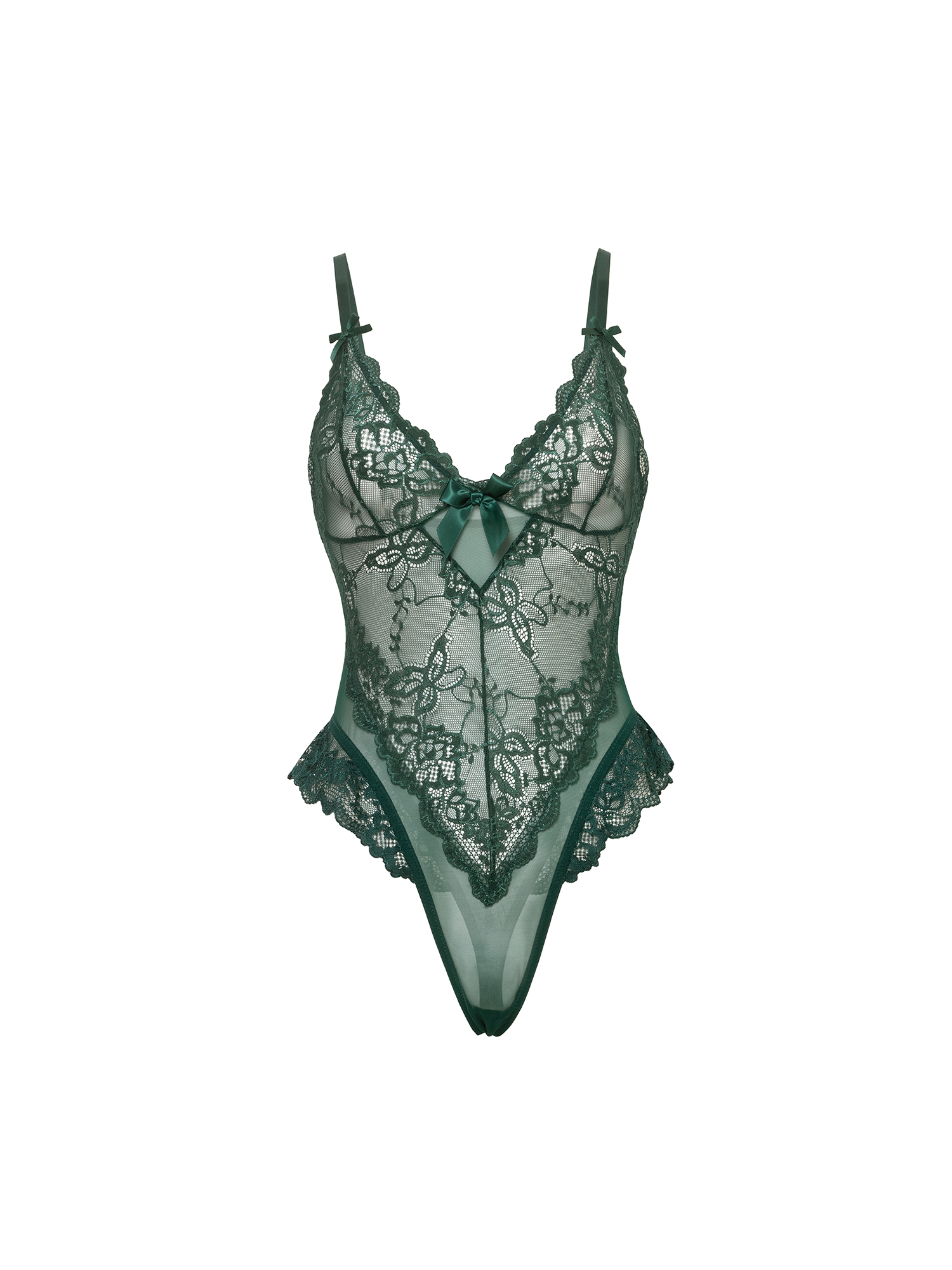 Oh La La Cheri – Valentine Teddy Plus – 1X/2X – Rainforest Green