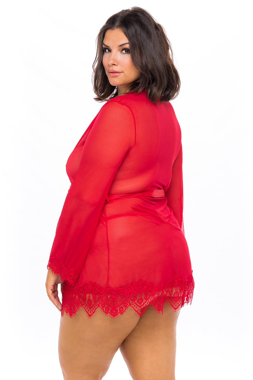 Oh La La Cheri – Provence Robe Plus – 1X/2X – Red