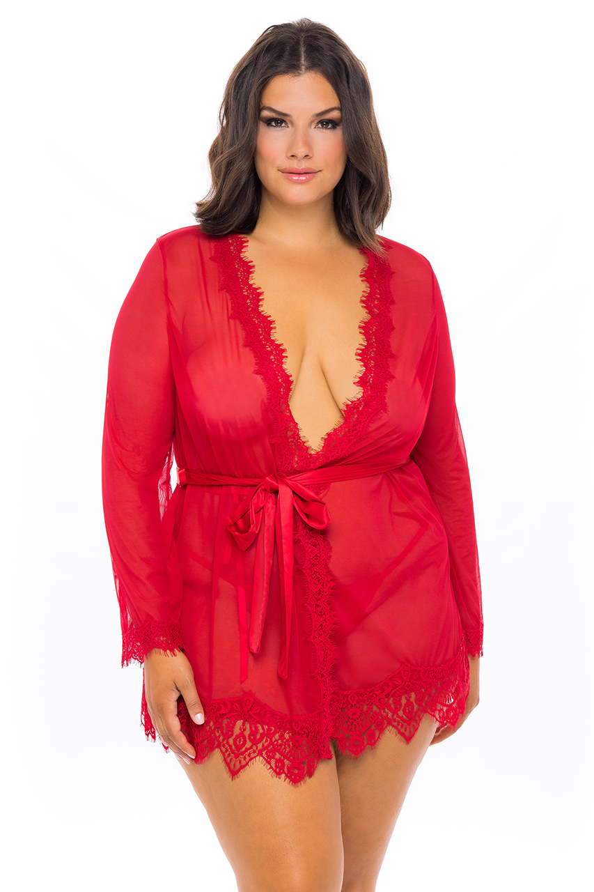 Oh La La Cheri – Provence Robe Plus – 1X/2X – Red