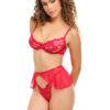 Oh La La Cheri – Celeste 3 Pc Set – L/XL – Red