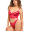 Oh La La Cheri – Ivanna 2 Pc Set – L/XL – Red
