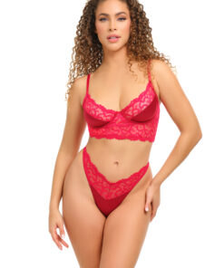 Oh La La Cheri – Ivanna 2 Pc Set – S/M – Red
