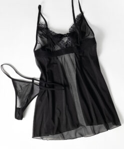 Oh La La Cheri – Astra Babydoll – L/XL – Black