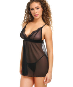 Oh La La Cheri – Astra Babydoll – S/M – Black
