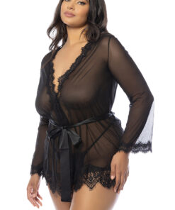 Oh La La Cheri – Provence Robe Plus – 1X/2X – Black