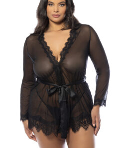 Oh La La Cheri – Provence Robe Plus – 1X/2X – Black