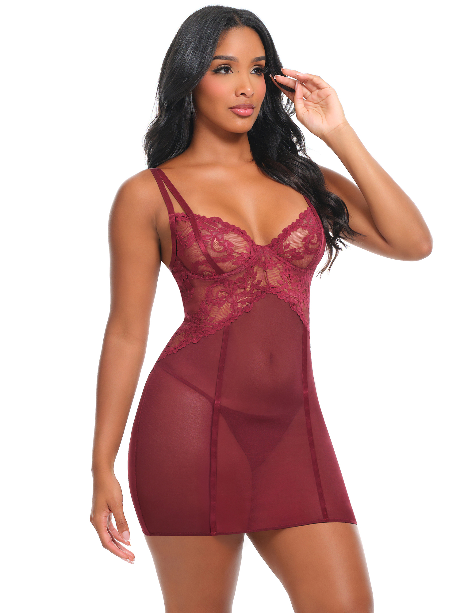 Oh La La Cheri – Marisol Babydoll – S/M – Zinfandel
