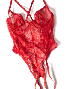 Oh La La Cheri – Brielle Teddy – L/XL – Red