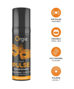 Orgie Liquid Pulse – Pulsing Sensation Intimate Gel – 15ml