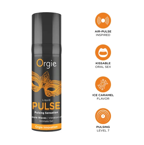 Orgie Liquid Pulse – Pulsing Sensation Intimate Gel – 15ml
