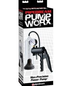 Pipedream – Pump Worx – Max-Precision Power Pump – Clear/Black