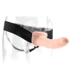 Pipedream – Fetish Fantasy Series – 8″ Hollow Strap-On – Light/Black