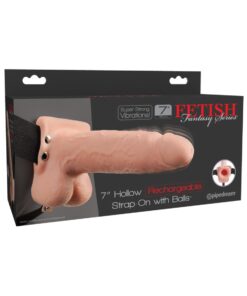 Pipedream – Fetish Fantasy Series – 7″ Hollow Strap-On – Light/Black