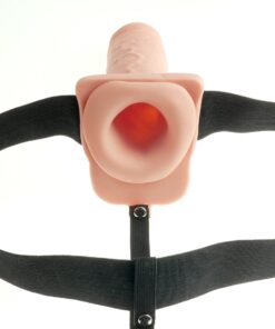 Pipedream – Fetish Fantasy Series – 7″ Hollow Strap-On – Light/Black