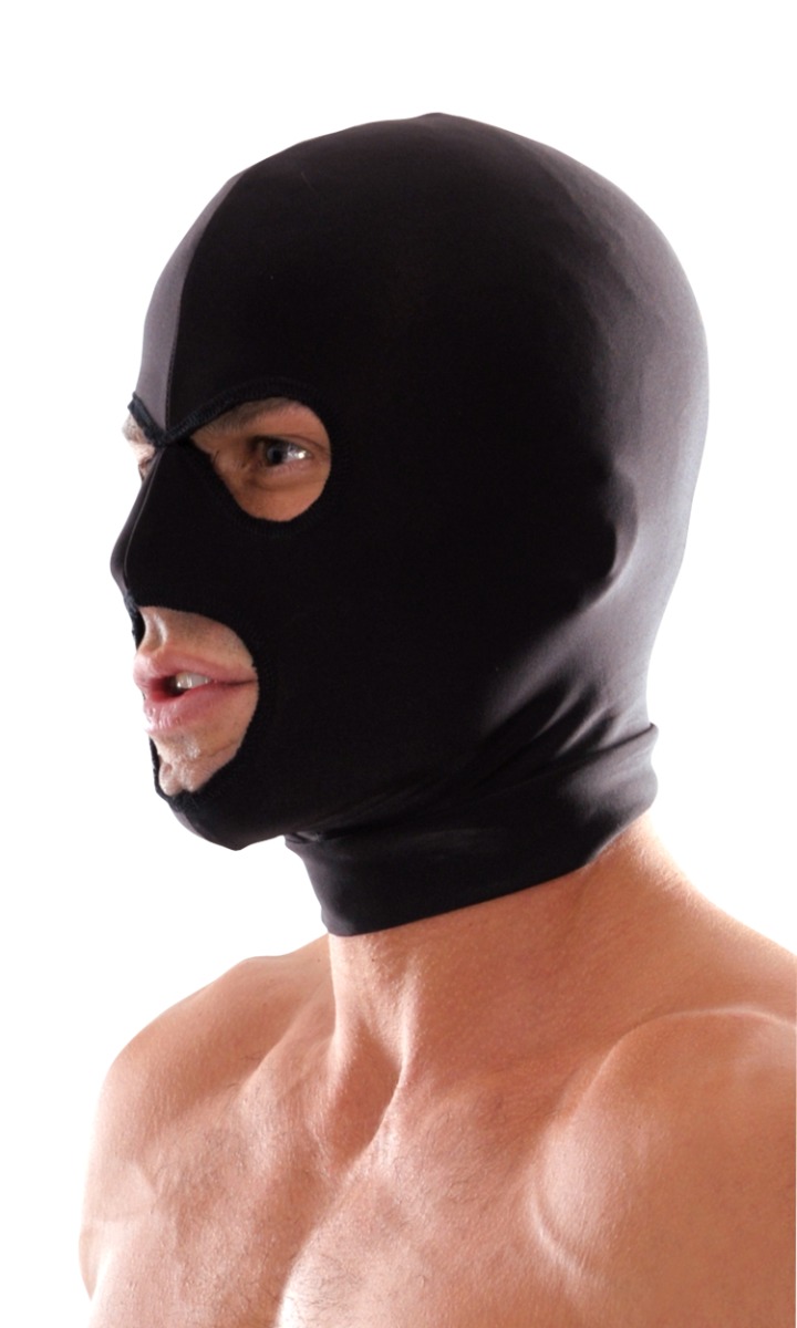 Pipedream – Fetish Fantasy Series – Spandex 3 Hole Hood – Black