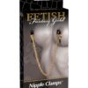 Pipedream – Fetish Fantasy Gold – Chain Nipple Clamps – Gold/Black