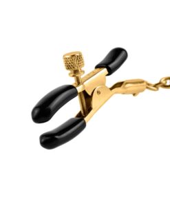 Pipedream – Fetish Fantasy Gold – Chain Nipple Clamps – Gold/Black