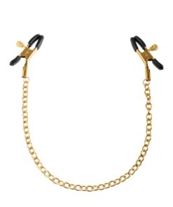 Pipedream – Fetish Fantasy Gold – Chain Nipple Clamps – Gold/Black