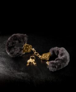 Pipedream – Fetish Fantasy Gold – Deluxe Furry Cuffs – Gold/Black