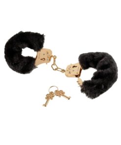 Pipedream – Fetish Fantasy Gold – Deluxe Furry Cuffs – Gold/Black