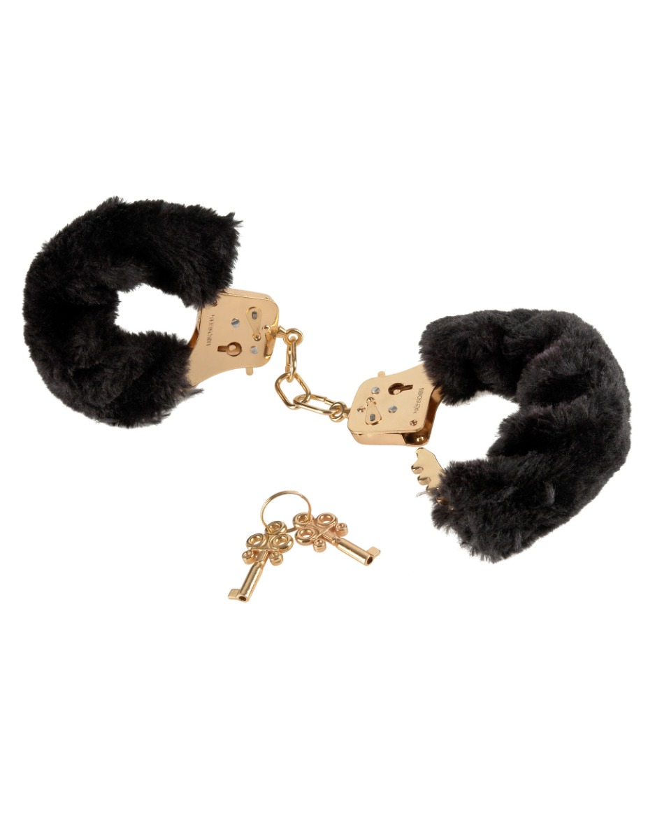 Pipedream – Fetish Fantasy Gold – Deluxe Furry Cuffs – Gold/Black