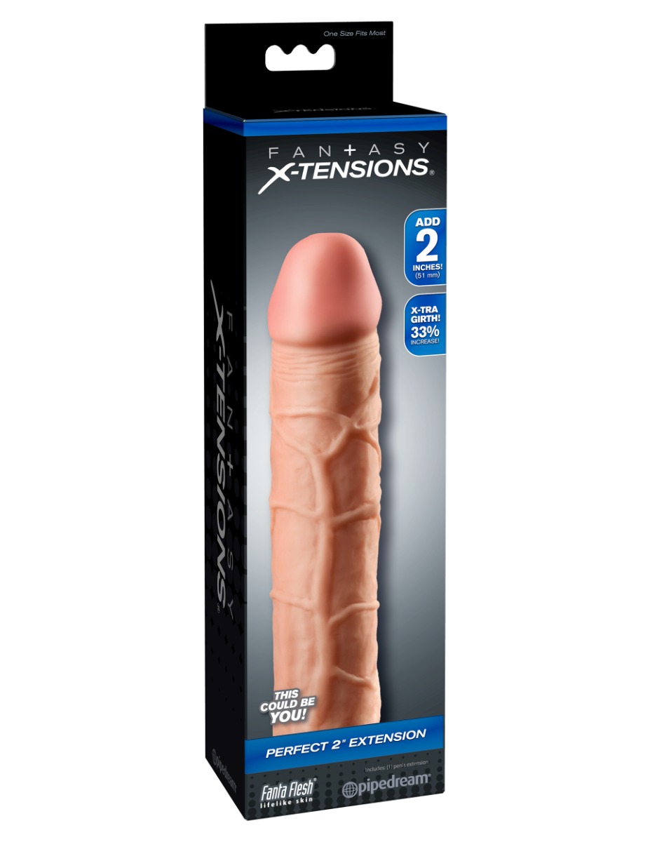 Pipedream – Fantasy X-tensions – Perfect 2″ Extension – Light