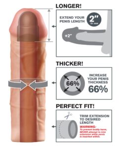 Pipedream – Fantasy X-tensions – Mega 2″ Extension – Light