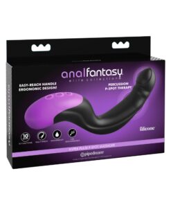 Pipedream – Anal Fantasy Elite – Hyper-Pulse P-Spot Massager – Black/ Purple