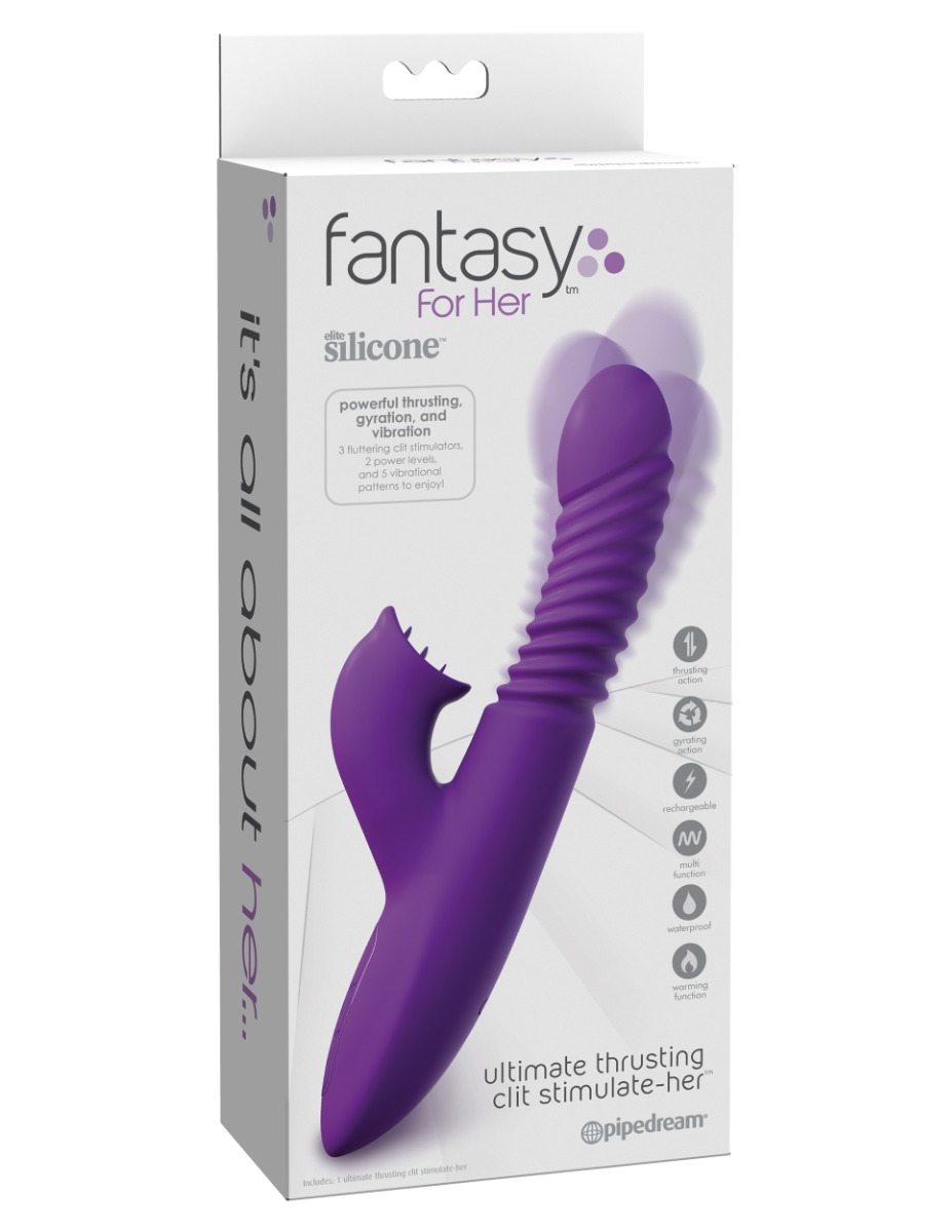 Pipedream – Fantasy For Her – Ultimate Thrusting Clit Stimulate-Her – Purple