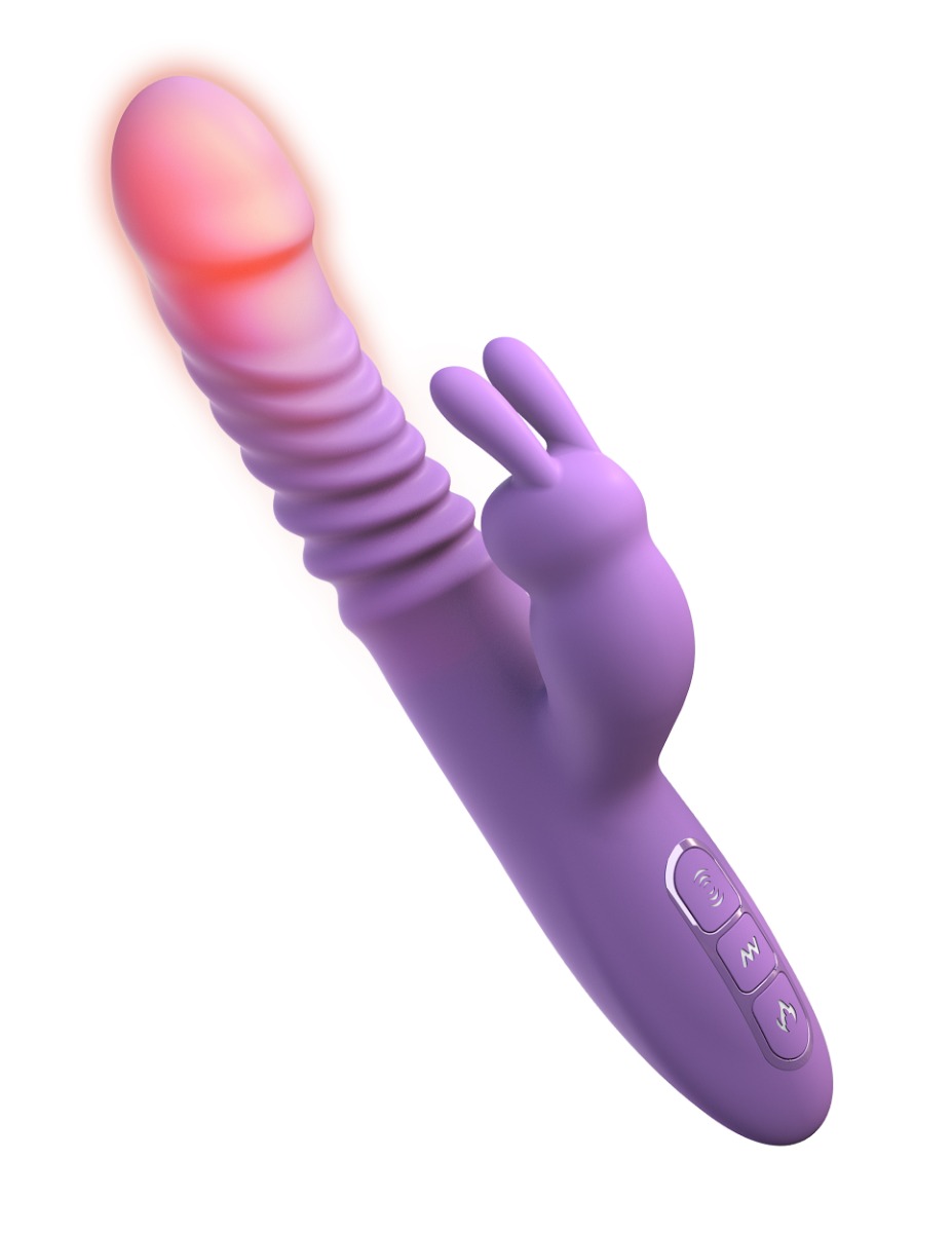 Pipedream – Fantasy For Her – Her Thrusting Silicone Rabbit – Purple