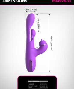 Pipedream – Fantasy For Her – IntiMotion Pulse Pro – Purple