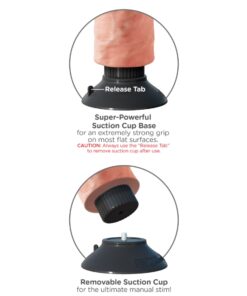 Pipedream – King Cock – 9″ Vibrating Cock – Light