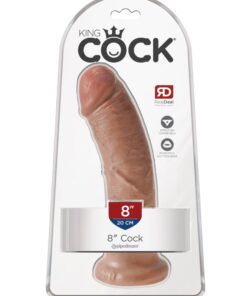 Pipedream – King Cock – 8″ Cock – Tan