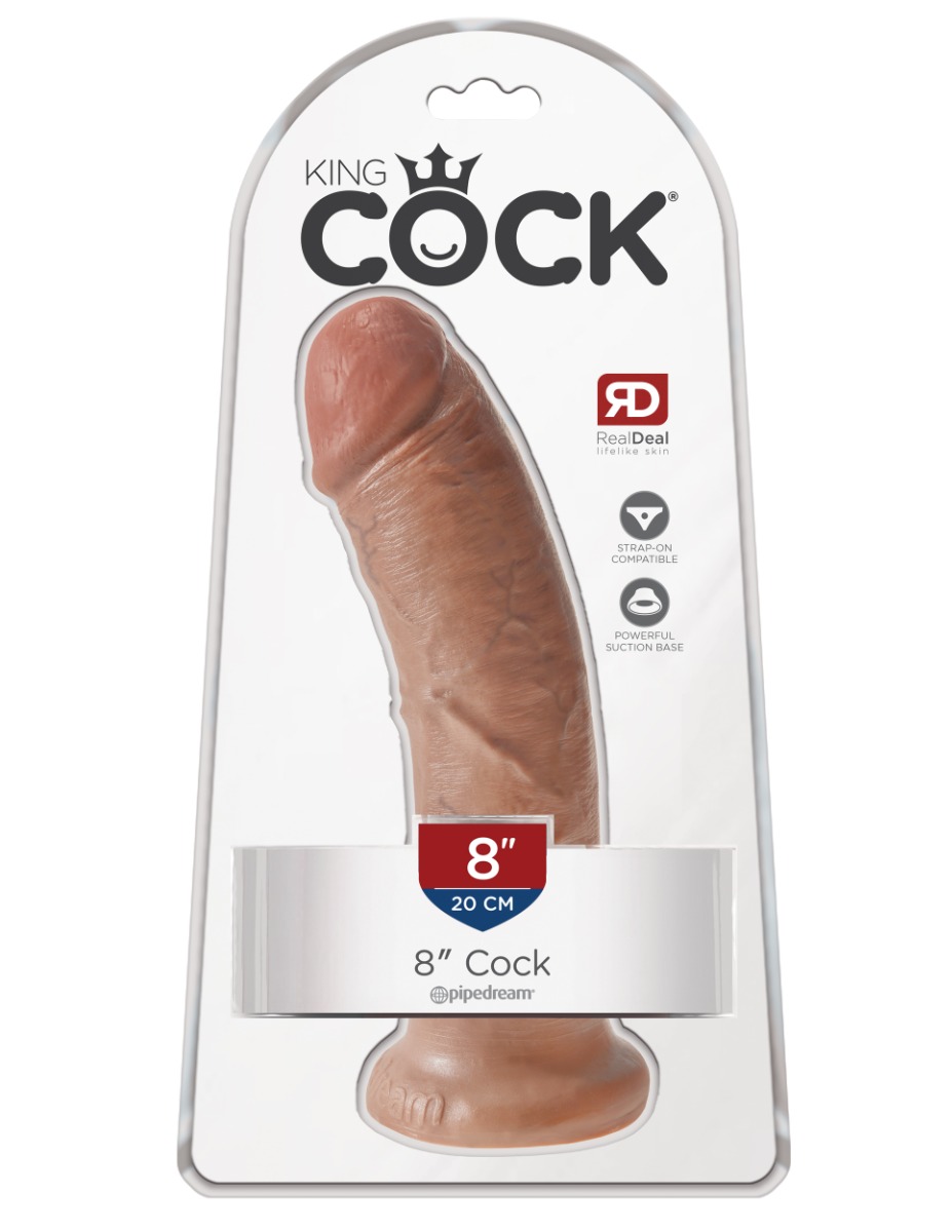 Pipedream – King Cock – 8″ Cock – Tan