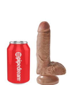 Pipedream – King Cock – 7″ Cock with Balls – Tan