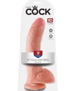 Pipedream – King Cock – 9″ Cock with Balls – Light